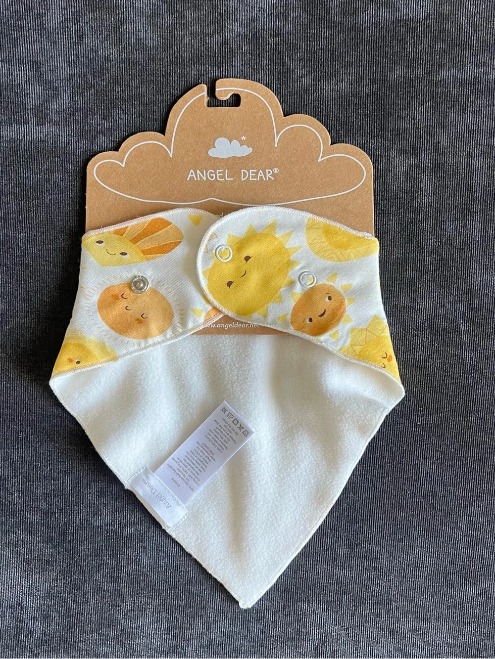 NWT Angel Dear Sunshine Bandana Bib